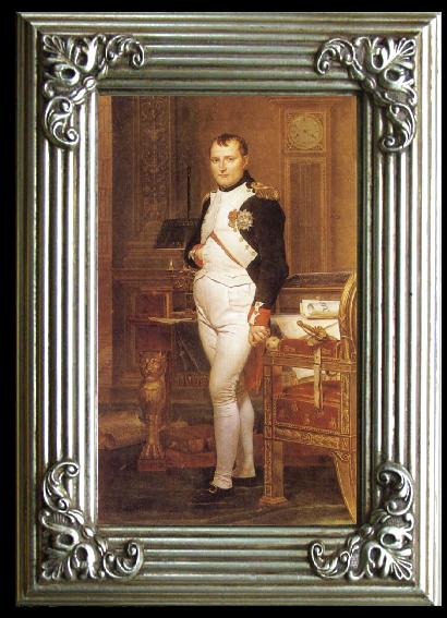 framed  Jacques-Louis David Napoleon in his Study, Ta035s